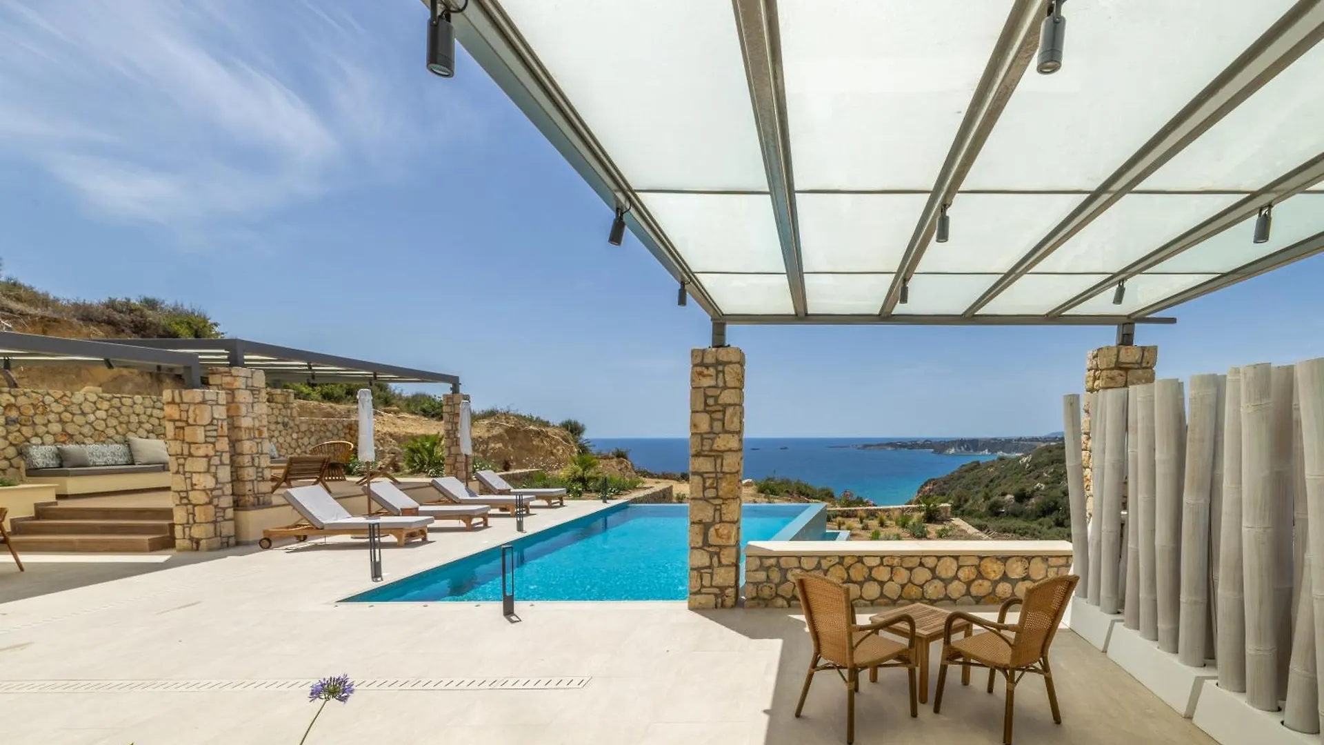 Zeus Luxury Villas - Villa Poseidon スパルティア ロッジ